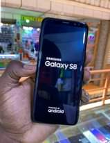 A picture of S8 400k note 8 450k s9 450k call or WhatsApp