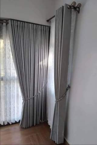 A picture of Curtains rods and nets 0703836818 0776763178.