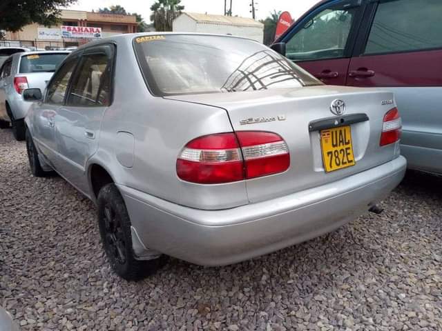 A picture of Toyota Corolla still intact and stronger