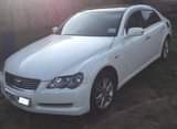 A picture of Toyota Mark X UBB White Moving and Still Intact Personal