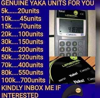 A picture of GENUINE HACKED UMEME YAKA UNITS