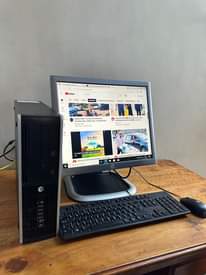 A picture of Hp desktop Computer full set