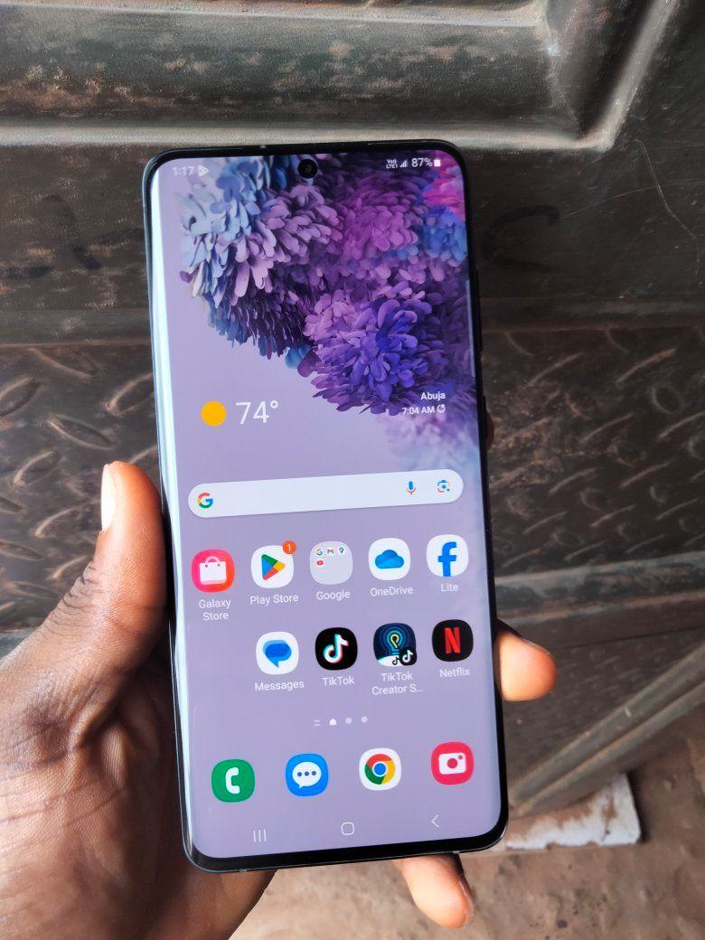 A picture of Samsung s20 plus 5G