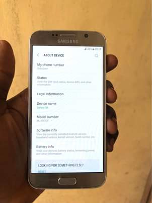 A picture of Samsung Galaxy s6