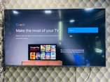 A picture of 75 inch Chiq Qled tv smart brand new with 3