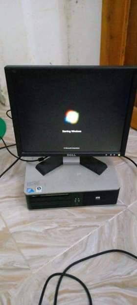 A picture of desktop computer
