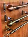 A picture of curtains and rods