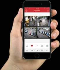 A picture of CCTV camera installations