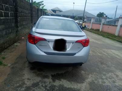 A picture of 2018 TOYOTA COROLLA USED Everything is working well PRICE 13m