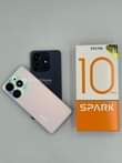 A picture of TECNO SPARK 10 PRO STORAGE 256GB RAM 8GB PRICE 550