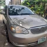 A picture of Toyota Corolla 3 less than a year used flesh on