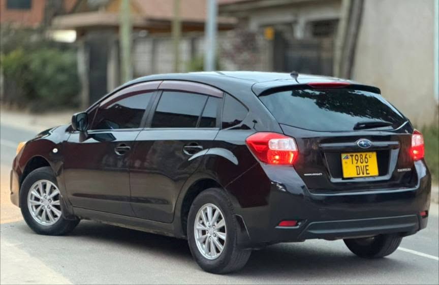 A picture of SUBARU IMPREZA NEW DVE Price TZS 13 5M MAONGEZI Year