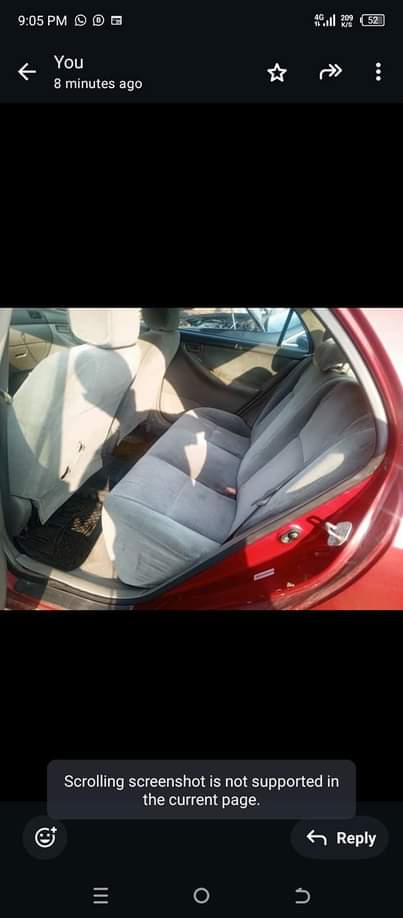 A picture of Awoo Toyota Corolla LE year 2007 first body Tok standard
