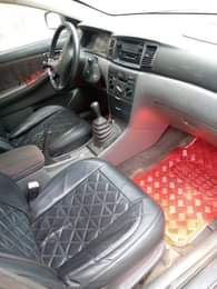 A picture of Toyota Corolla bank type manual drive Engine and Gear perfectly