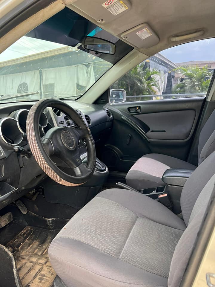 A picture of Reg. Toyota matrix 2004 Model Well painted Sliver on fabric