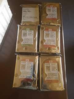 A picture of Desktop hard disks in all capacities and brands