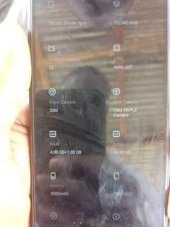 A picture of Tecno spark 9t