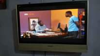 A picture of 42 inch plasma TV set