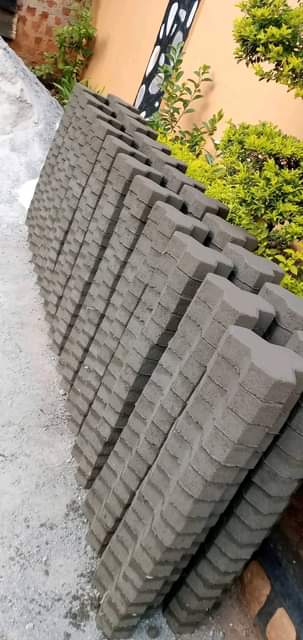A picture of pavers