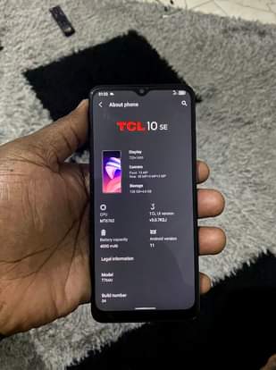 A picture of TCL 10SE 128gb 4gbram 4000mahbattery first changing at just 300k