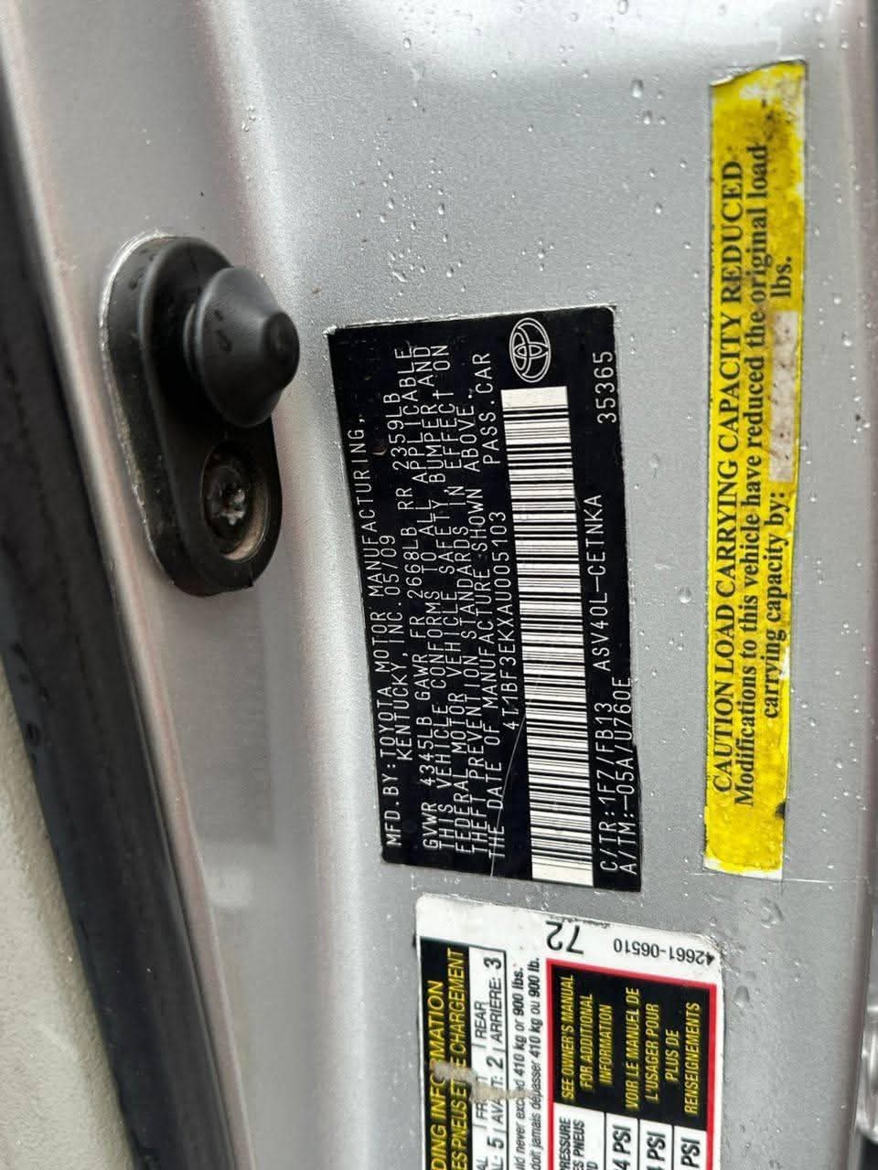 A picture of 2010 Toyota camry