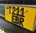A picture of Plate number