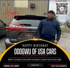 A picture of Happy birthday to you the CEO of Demsol Auto I