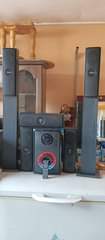 A picture of 5.1 channels multimedia GLOBAL STAR home theater system on the