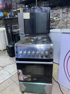 A picture of Von brand plate nne Mbili umeme na mbili gesi Oven