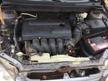 A picture of Toyota Corolla 2004 with Belgium engine gear and ac perfectly