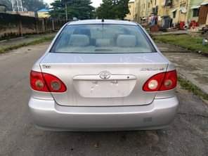 A picture of Tokunbo auction sales Toyota Corolla buy and drive with good