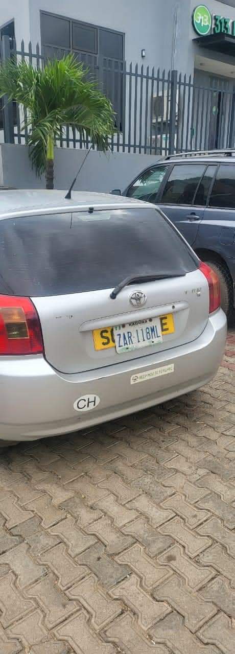 A picture of Six months used Toyota Corrola hatchback 2004 model aka Obama