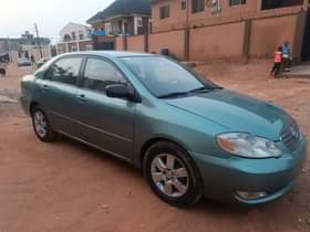 A picture of Toyota Corolla 2007 baked on first body nothing to fix