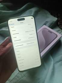 A picture of iphone 15 pro max dubai version 512gb 8gb ram