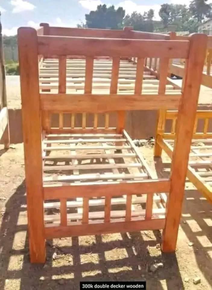 A picture of Double wooden Decker 3by6 Decker in good condition available For