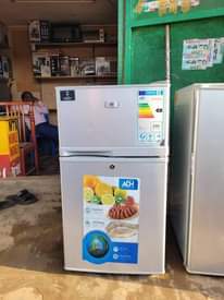 A picture of 130L capacity ADH double door fridge on the sale