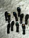 A picture of Foreign leather flat slippers