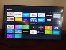 A picture of Hisense inch 43 smart frameless Tsh 550 000