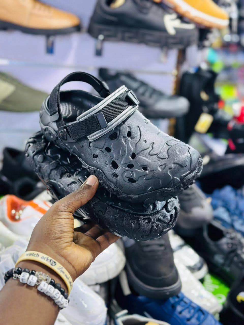 A picture of Crocs