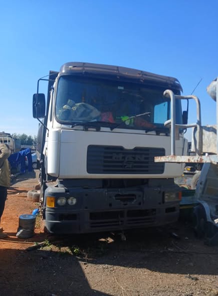 man truck