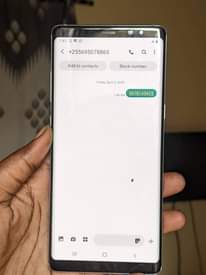 A picture of Samsung Galaxy not8