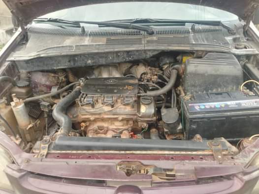 A picture of Toyota Siena Engine gear and AC perfect Car is very