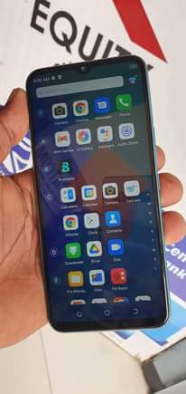 A picture of Tecno spark 8c with 64gb 4gb on sell 300k in
