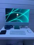 A picture of iMac m1 all in one pc model 2021