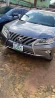 A picture of 3 months registered 2014 Lexus Rx350 with no single thing