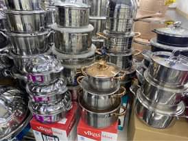 A picture of Food flasks and stainless dishes 0704297488