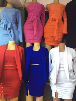 A picture of Suits and dresses