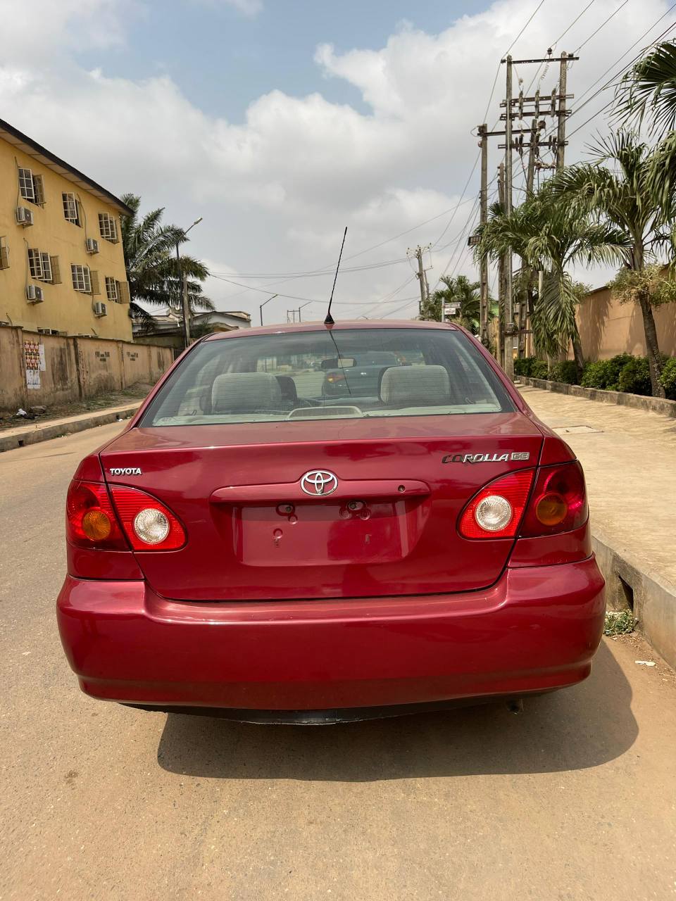 A picture of Registered Toyota Corolla 2004 model.