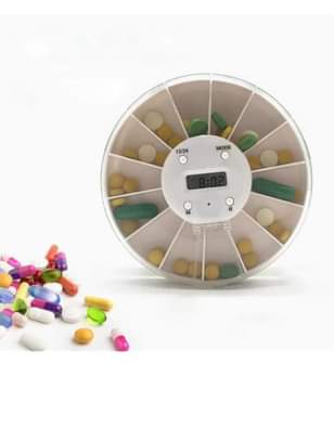 A picture of 14 Compartments Smart Electronic Pill Case Pill Box With Timer