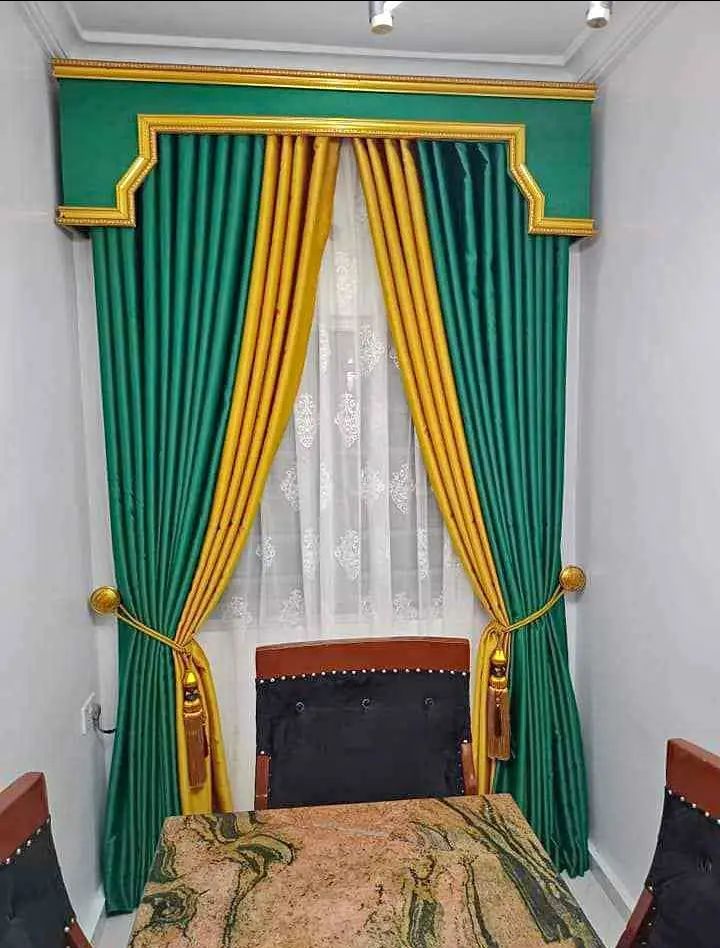 A picture of Turkish curtains